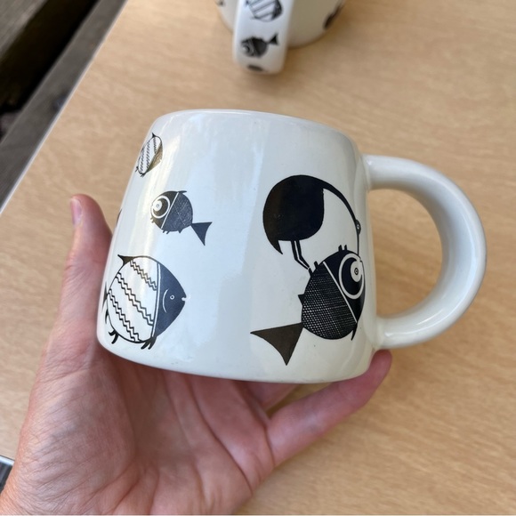 The Treasure Chest Vintage 1998 Mimbres Fish Mug Design #215 Set Of 2 - Picture 10 of 16